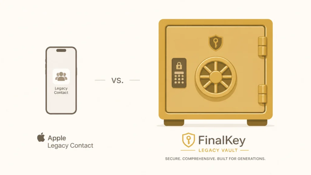 Apple Legacy Contact Vs. Digital Legacy Vault: Which Is Better For Your Estate Plan?
